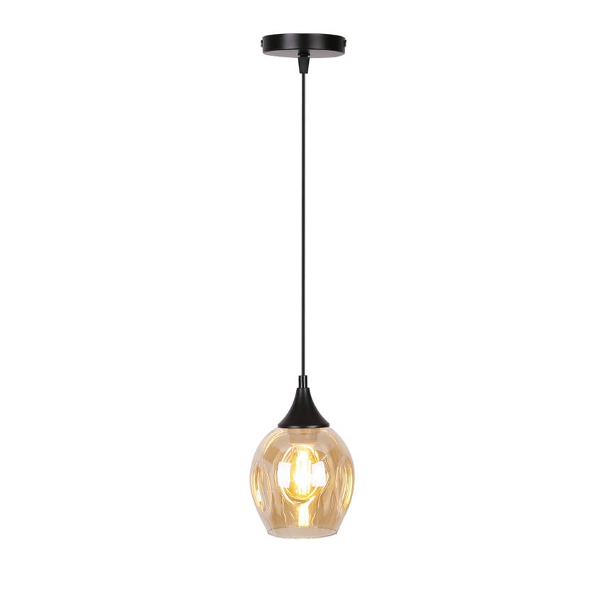 Żyrandol na lince ASPA 1xE27/40W/230V czarny