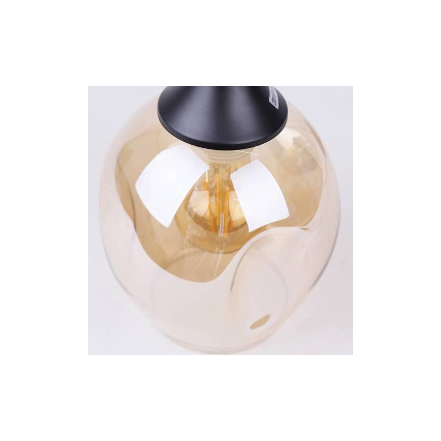 Żyrandol na lince ASPA 1xE27/40W/230V czarny