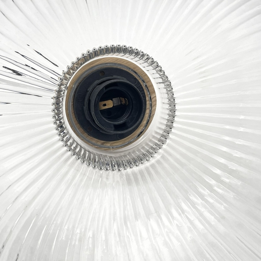 Żyrandol na lince ASTA 1xE27/60W/230V śr. 28 cm dąb