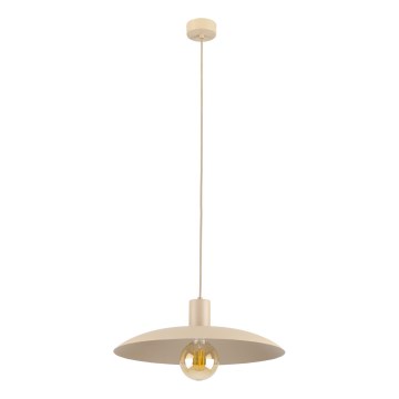 Żyrandol na lince ASTRA 1xE27/15W/230V śr. 41 cm beżowe