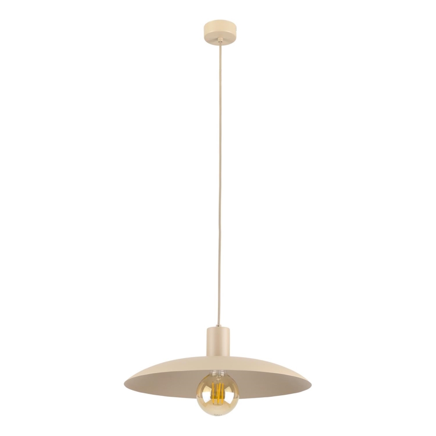 Żyrandol na lince ASTRA 1xE27/15W/230V śr. 41 cm beżowe