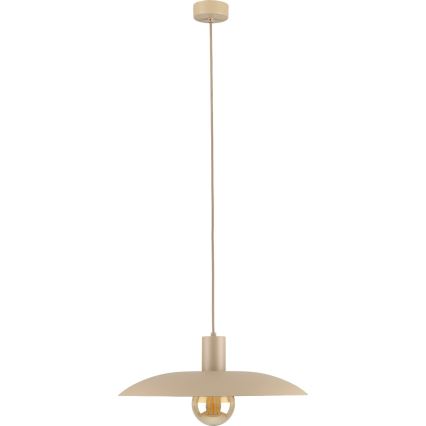 Żyrandol na lince ASTRA 1xE27/15W/230V śr. 41 cm beżowe