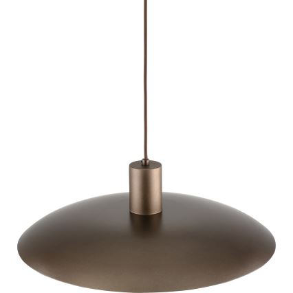 Żyrandol na lince ASTRA 1xE27/15W/230V śr. 41 cm brązowy