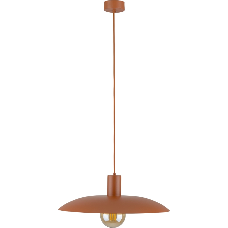 Żyrandol na lince ASTRA 1xE27/15W/230V śr. 41 cm ceglasta
