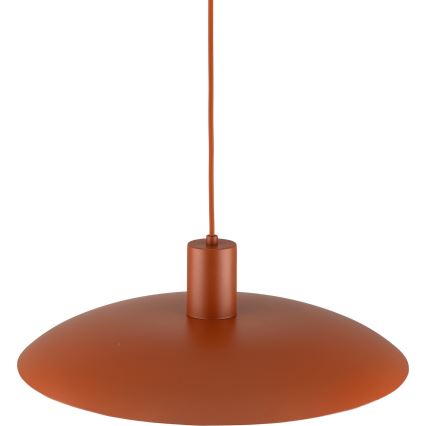 Żyrandol na lince ASTRA 1xE27/15W/230V śr. 41 cm ceglasta