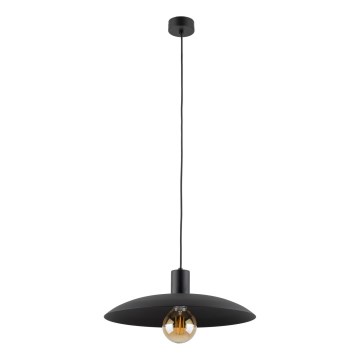 Żyrandol na lince ASTRA 1xE27/15W/230V śr. 41 cm czarne
