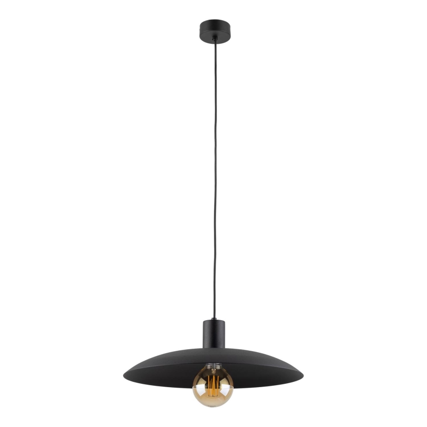Żyrandol na lince ASTRA 1xE27/15W/230V śr. 41 cm czarne