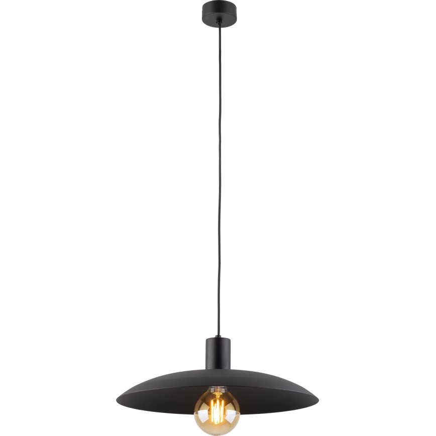 Żyrandol na lince ASTRA 1xE27/15W/230V śr. 41 cm czarne