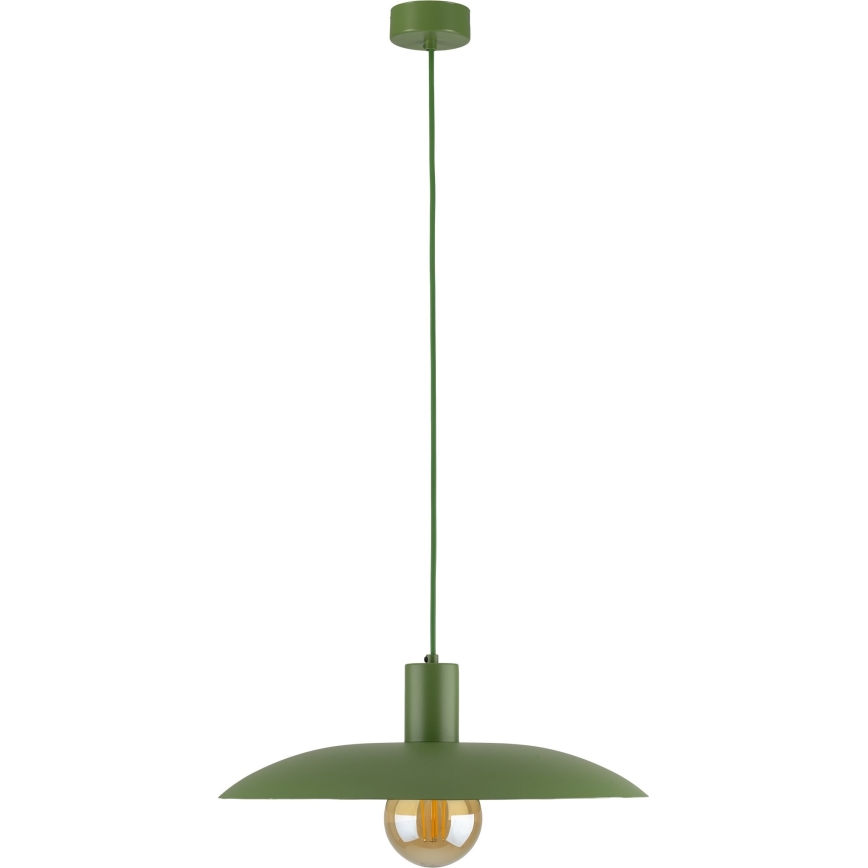 Żyrandol na lince ASTRA 1xE27/15W/230V śr. 41 cm zielony