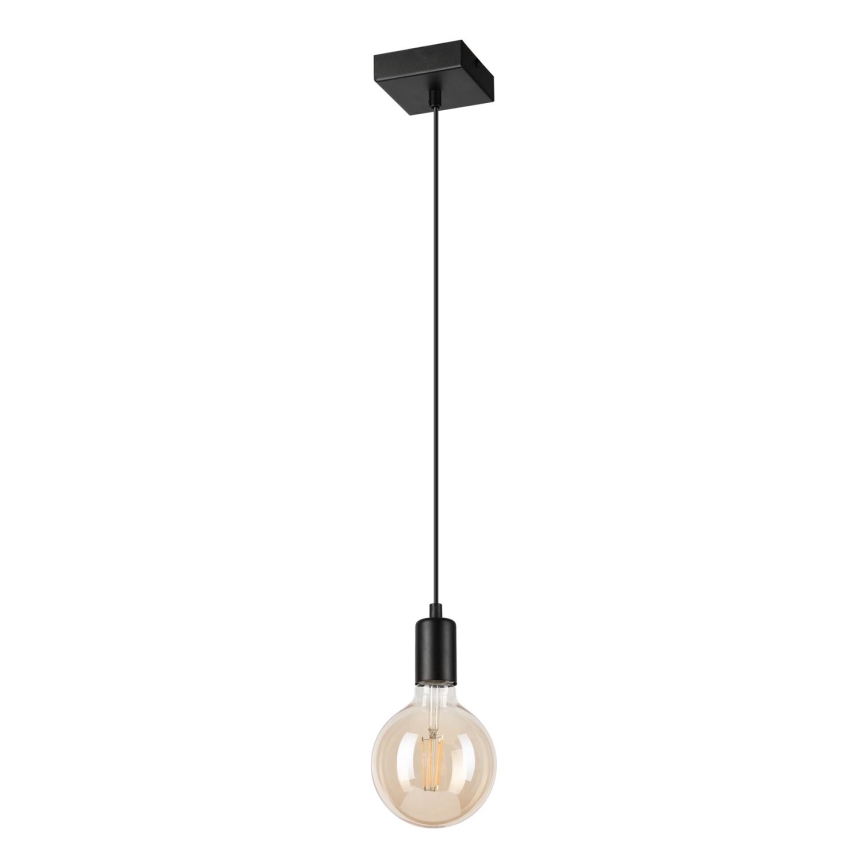 Żyrandol na lince ASTRID 1xE27/60W/230V matowa czarny