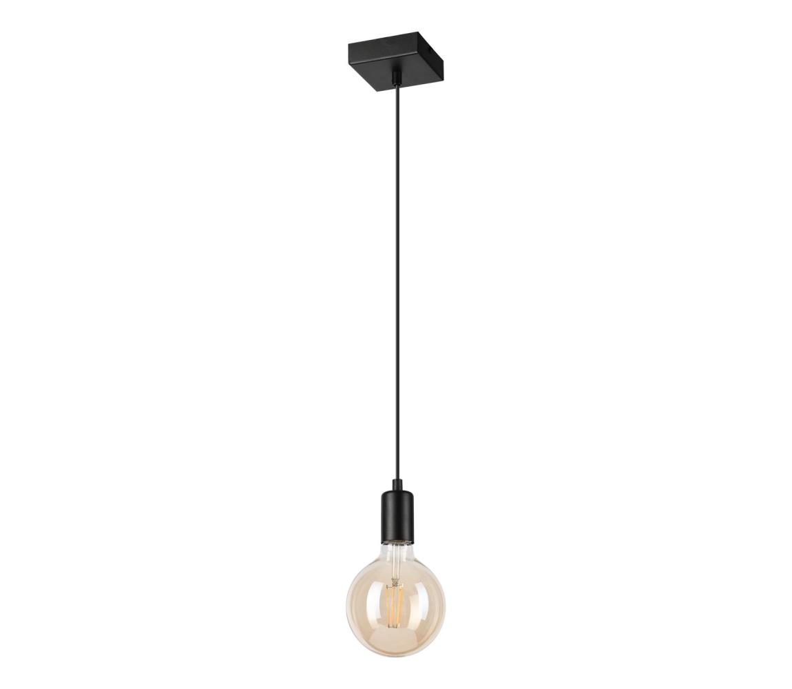 Żyrandol na lince ASTRID 1xE27/60W/230V matowa czarny
