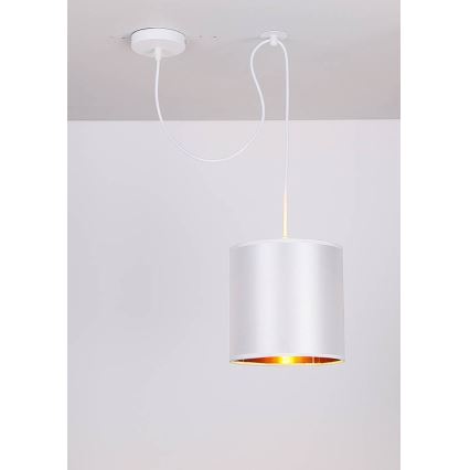 Żyrandol na lince ATLANTA 1xE27/40W/230V biały