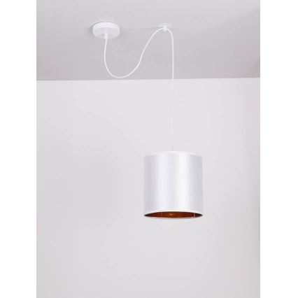 Żyrandol na lince ATLANTA 1xE27/40W/230V biały