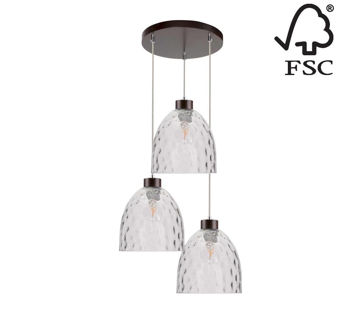 Żyrandol na lince AURA 3xE27/60W/230V