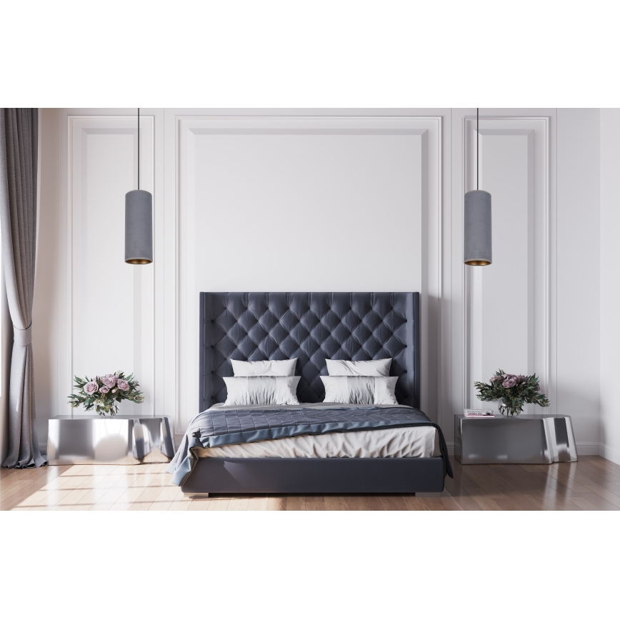 Żyrandol na lince AVALO 1xE27/60W/230V szary