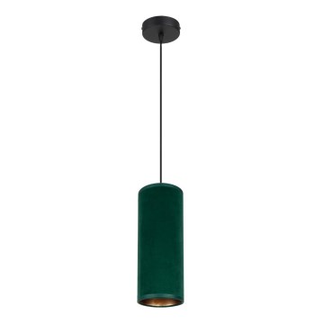 Żyrandol na lince AVALO 1xE27/60W/230V zielony