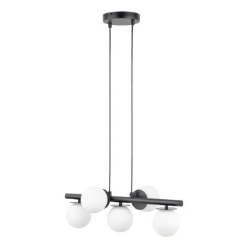 Żyrandol na lince AVOLA 5xG9/12W/230V czarny