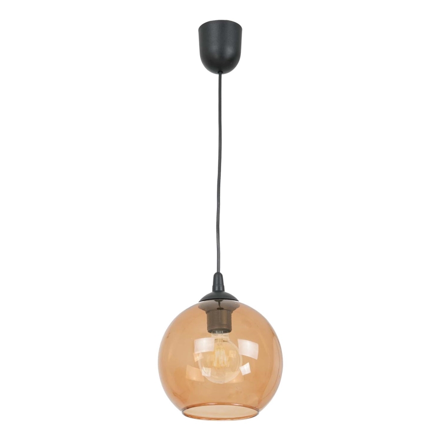 Żyrandol na lince BALL 1xE27/60W/230V śr. 20 cm beżowy