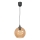 Żyrandol na lince BALL 1xE27/60W/230V śr. 20 cm beżowy