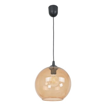Żyrandol na lince BALL 1xE27/60W/230V śr. 25 cm beżowy