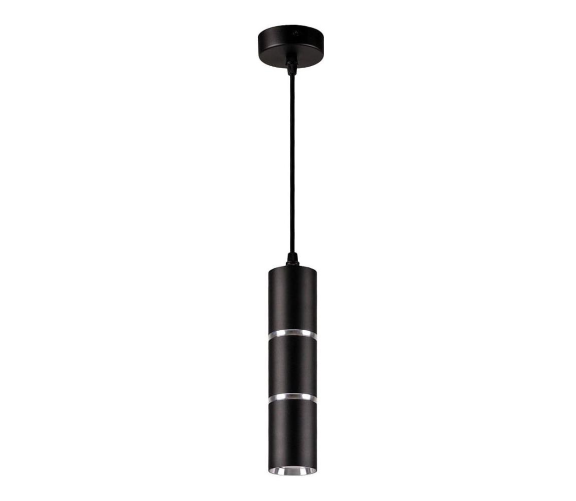 Żyrandol na lince BAMBOO 1xGU10/10W/230V czarny