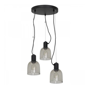 Żyrandol na lince BANCO 3xE27/60W/230V okrągły