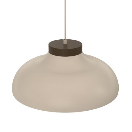 Żyrandol na lince BASCA 1xE27/15W/230V beżowy/brązowy