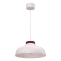 Żyrandol na lince BASCA 1xE27/15W/230V kremowy/bordowy