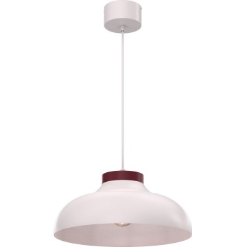 Żyrandol na lince BASCA 1xE27/15W/230V kremowy/bordowy