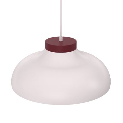 Żyrandol na lince BASCA 1xE27/15W/230V kremowy/bordowy