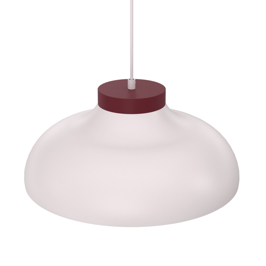 Żyrandol na lince BASCA 1xE27/15W/230V kremowy/bordowy