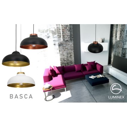 Żyrandol na lince BASCA 1xE27/60W/230V