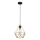 Żyrandol na lince BASKET 1xE27/60W/230V śr. 25 cm złoty
