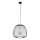 Żyrandol na lince BELL 1xG9/12W/230V śr. 33 cm czarny/chrom błyszczący