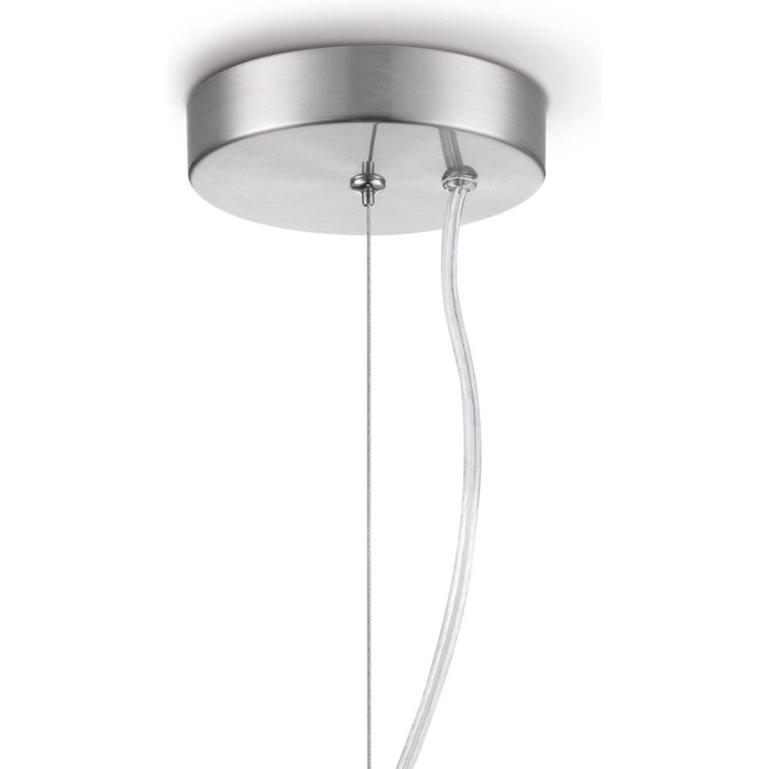 Żyrandol na lince BELLO 1xE27/40W/230V śr. 21 cm miedź