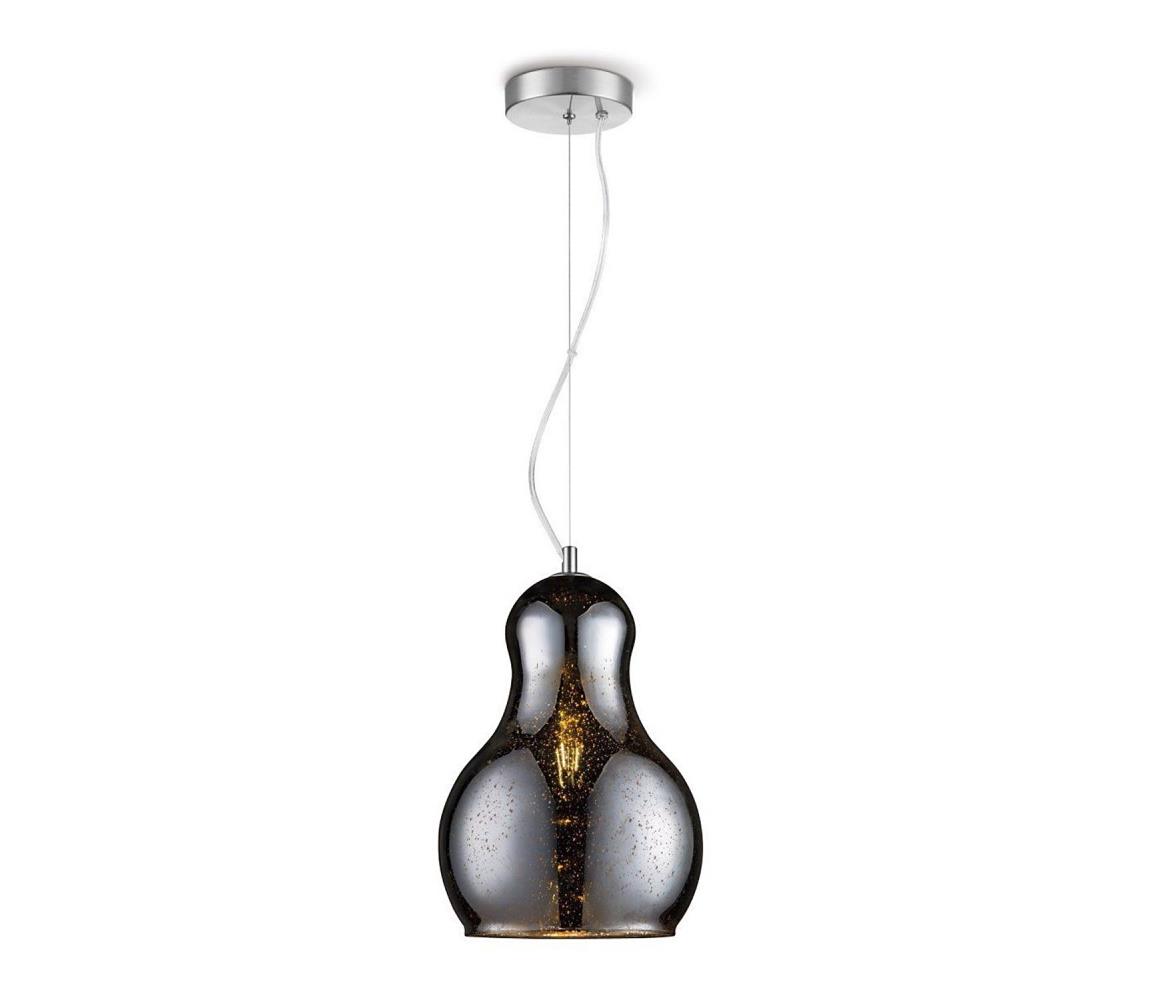 Żyrandol na lince BELLO 1xE27/60W/230V śr. 30 cm chrom