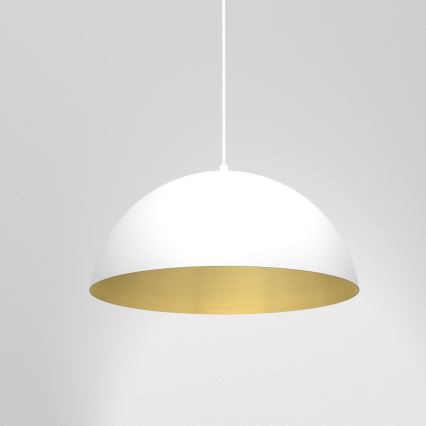 Żyrandol na lince BETA 1xE27/60W/230V d. 35 cm biały