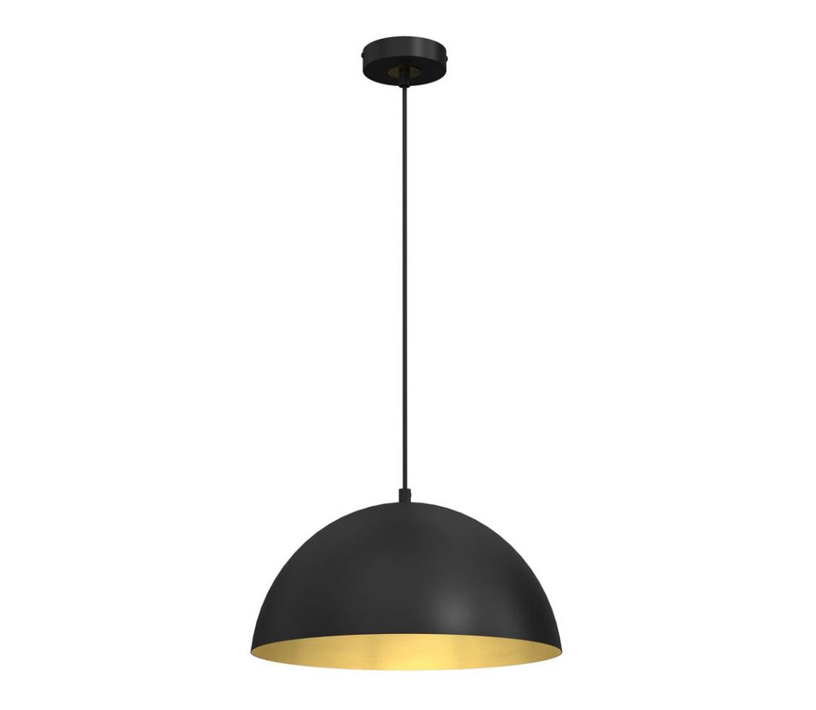 Żyrandol na lince BETA 1xE27/60W/230V d. 35 cm czarny