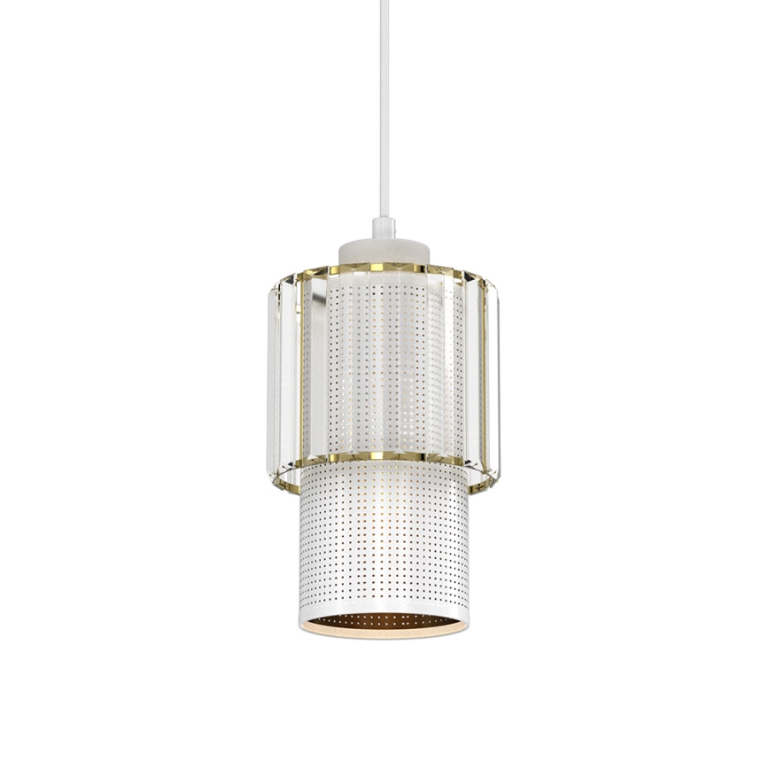Żyrandol na lince BLANCO 1xE27/60W/230V biały