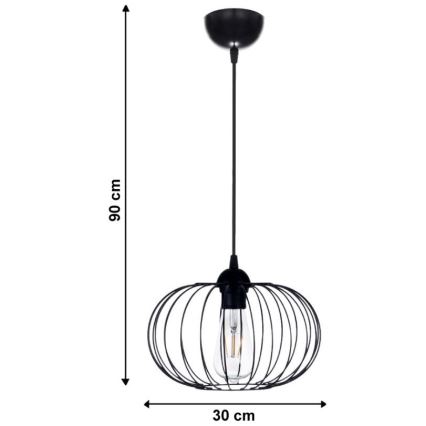 Żyrandol na lince BOCCA 1xE27/60W/230V