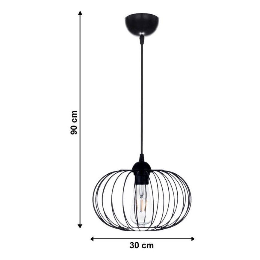 Żyrandol na lince BOCCA 1xE27/60W/230V
