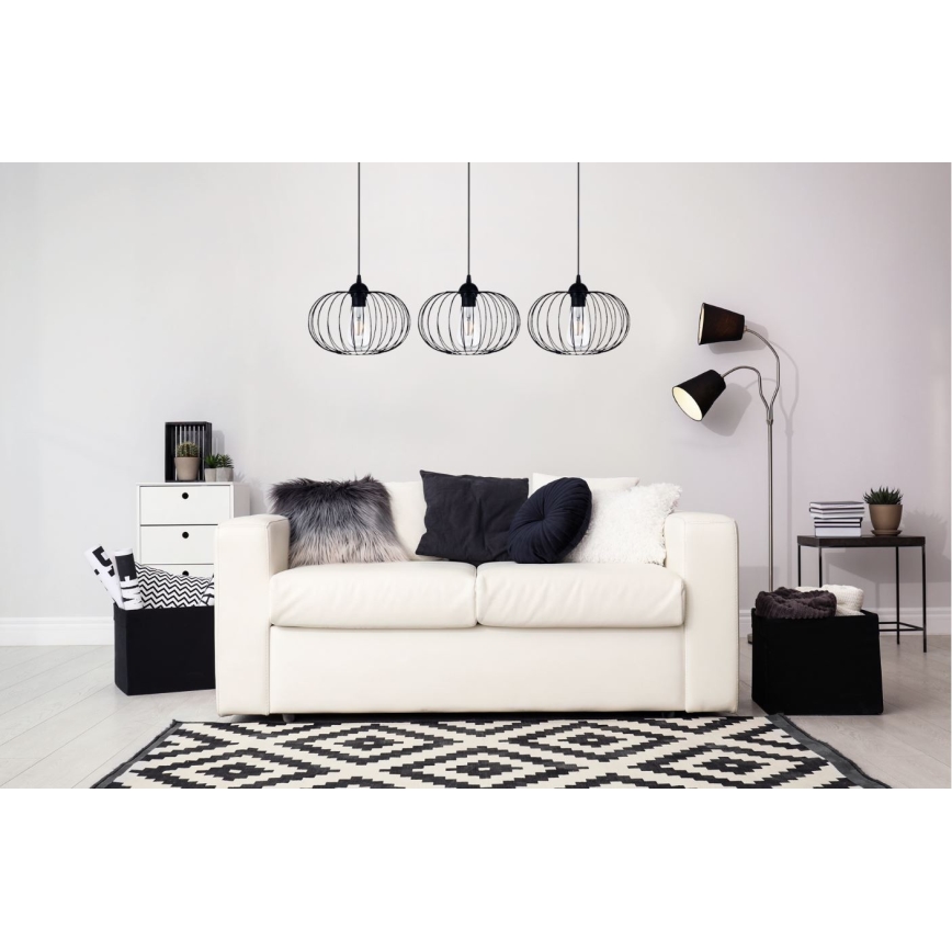 Żyrandol na lince BOCCA 3xE27/60W/230V
