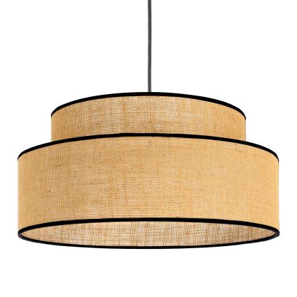 Żyrandol na lince BOHO 1xE27/60W/230V beżowy