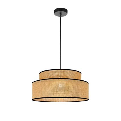 Żyrandol na lince BOHO 1xE27/60W/230V beżowy