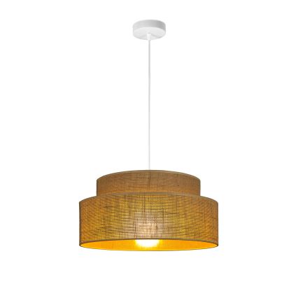 Żyrandol na lince BOHO 1xE27/60W/230V beżowy