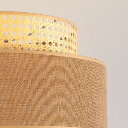 Żyrandol na lince BOHO 1xE27/60W/230V rattan