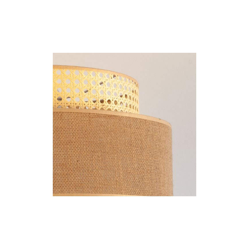 Żyrandol na lince BOHO 1xE27/60W/230V rattan