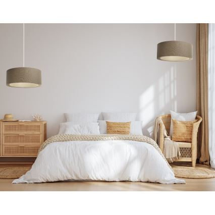 Żyrandol na lince BOHO TRINITI 1xE27/60W/230V brązowy