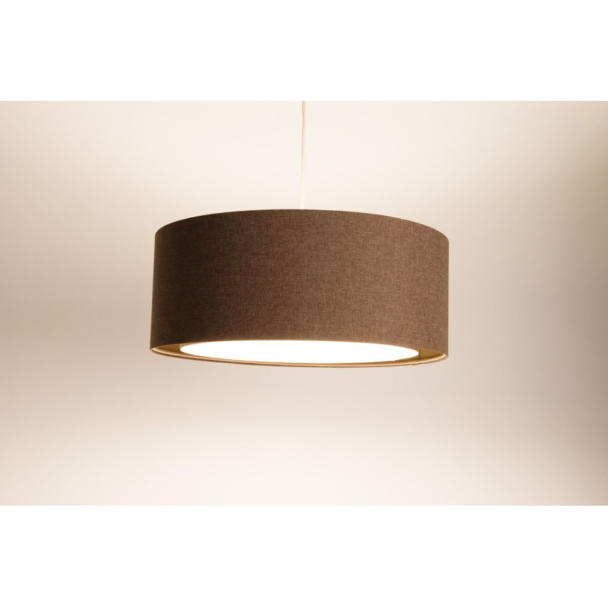 Żyrandol na lince BOHO TRINITI 1xE27/60W/230V brązowy