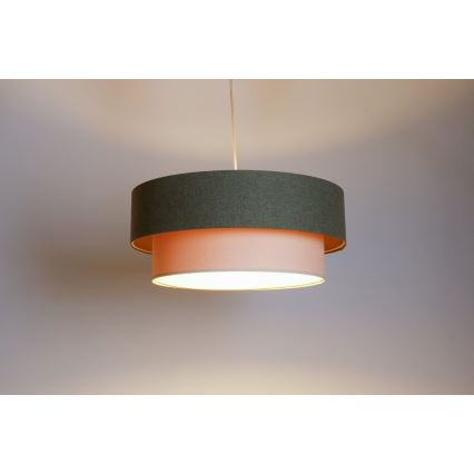 Żyrandol na lince BOHO TRINITI 1xE27/60W/230V szary/kremowy